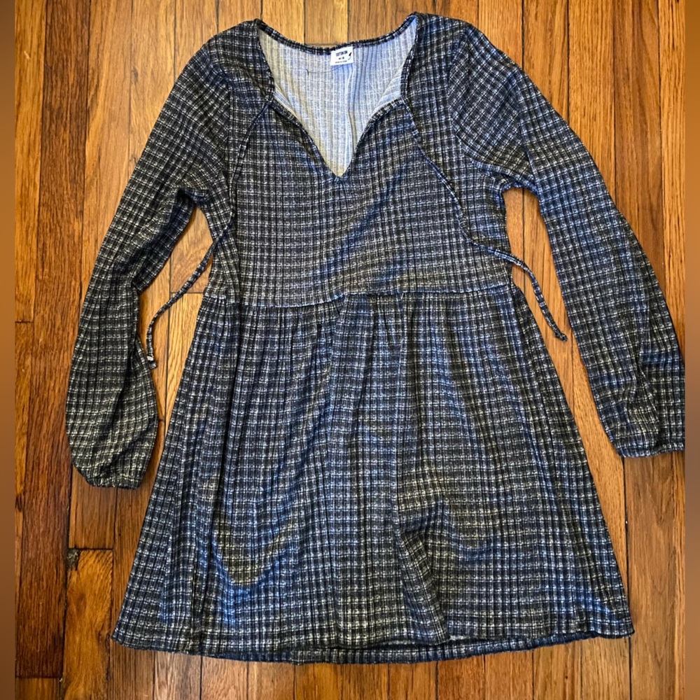 Plaid LongSleeve Dress